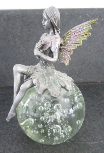 Pewter metal fairy - fairy, on