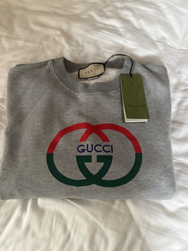 Gucci mens grey sweatshirt - gucci,
