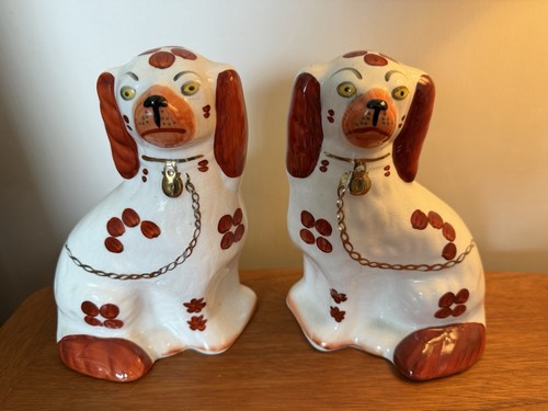 Antique pair staffordshire - antique,, of
