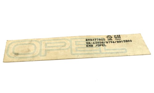 Genuine new opel - new, silver