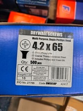 ForgeFix Drywall Plasterboard 4.2 box of 100 or 500  Black