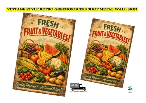 Vintage style greengrocers - vintage,
