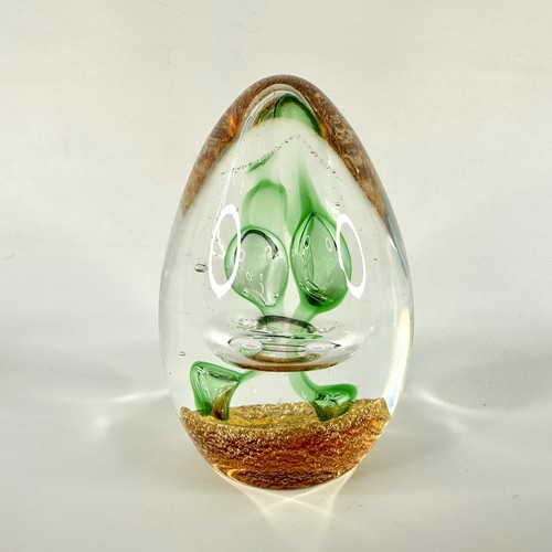 Vintage glass oval - oval, shaped