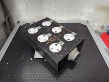 Heavy Duty Metal Socapex 15Amp 6 Way Breakout Box with Through Connector