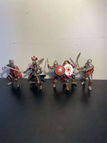 Schleich red medieval knights - schleich,