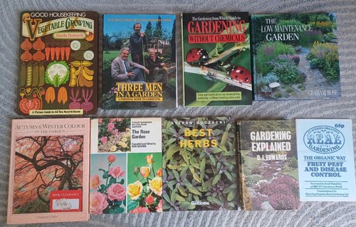 Vintage gardening book bundle - vintage,