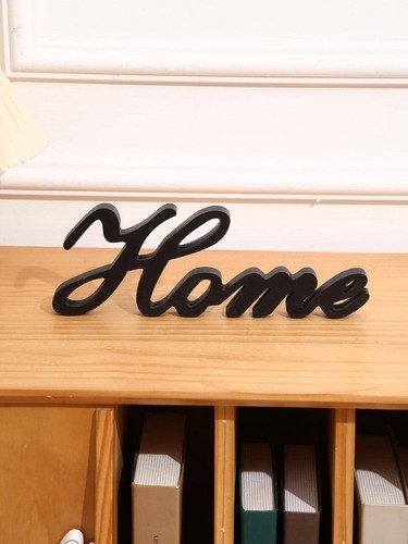 Black home sign freestanding - sign,