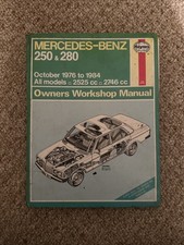 MERCEDES HAYNES W123 250 280 250T 280TE ESTATE 280C/CE C 1976-84 REPAIR MANUAL