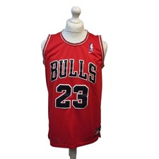 Jordan 2019-20 Nike Red Bulls No 23  NBA Vest Uk Men's M FF359