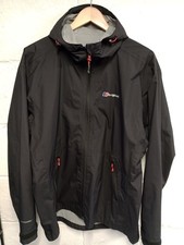 Berghaus Hydroshell black lightweight waterproof jacket size L/42"-44"chest