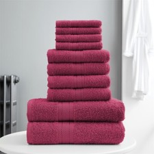 10 PCS TOWEL BALE SET 100%