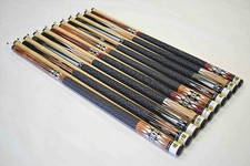 SET OF 10 POOL CUES New 58"