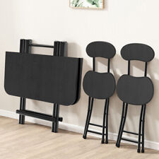 Folding Kitchen Dining Table Chair Set Small Apartments In & Outdoor Cafe Bistro