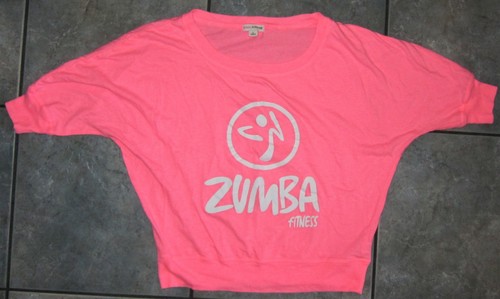 Zumba dance neon coral top - dance,