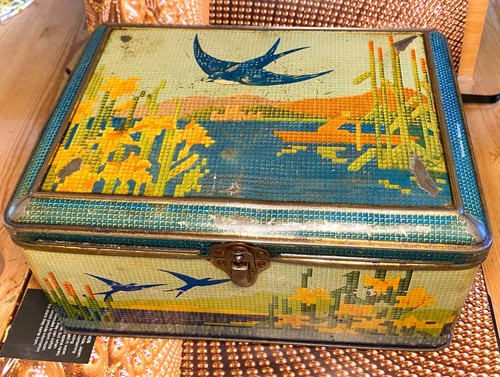Blue bird toffee large vintage - bird,