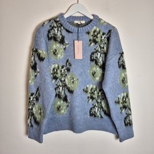 Laura Ashley S Blue Wool Blend