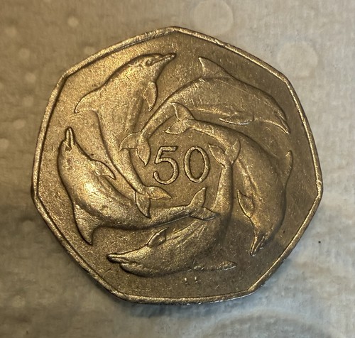 Rare dolphin 50p - dolphin,