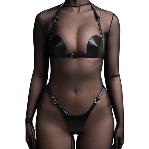 Women leather harness - leather,