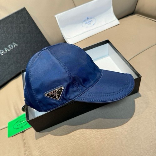 Prada blue nylon - blue, logo