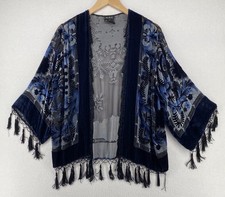 Vintage Silk Blue Velvet