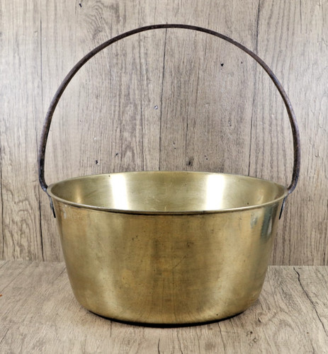 Vintage brass jam pan - jam, with