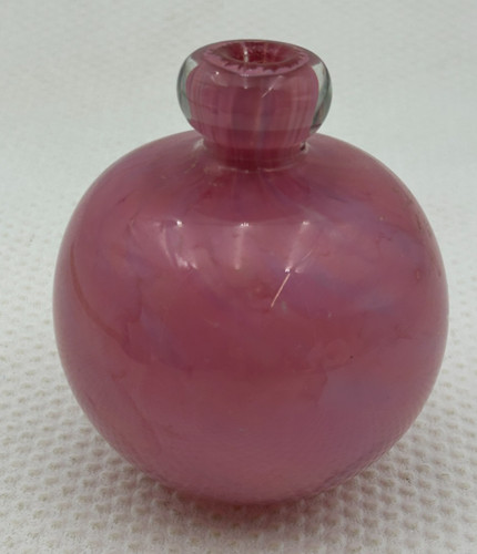 Mdina glass pink mottled - pink,