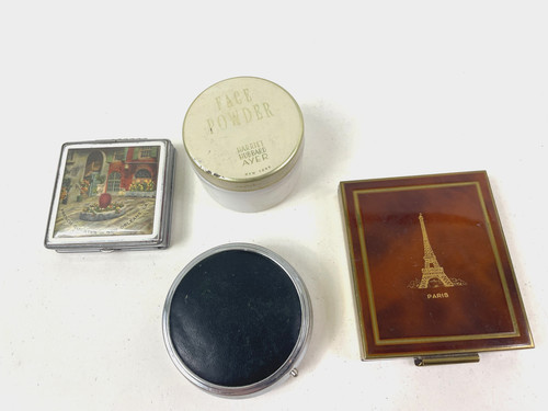 Vintage cosmetic mirror - cosmetic,