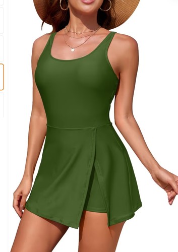 One piece swimdress tummy - swimdress,
