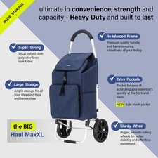 Large 64l aluminium shopping - aluminium,