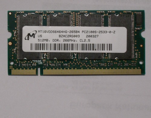 512mb ram memory compaq evo - 512mb,