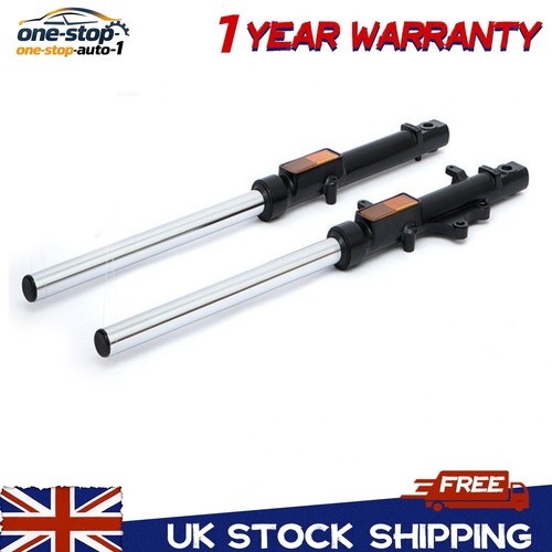 Black front fork legs left - black,