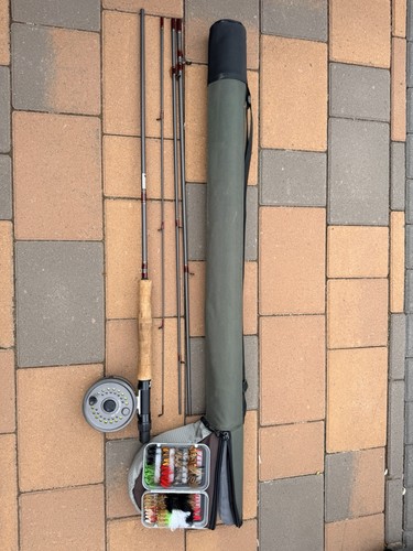 Leeda fly rod with - with, hard