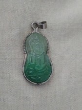 Laughing Buddha Jade Pendant