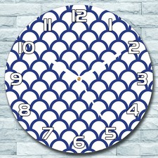 Glass Wall Clock Round fi 30