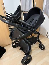 Mima Xari Black Pram - Black