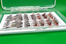64 Premium CDC Dry Flies in