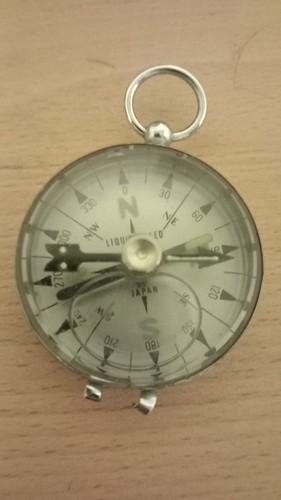 Vintage liquid filled compass - vintage,