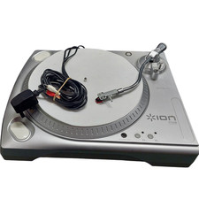 ION iTTUSB Belt Drive USB Turntable Record Player - UNTESTED Spares or Repair