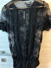 Beautiful Intimissimi Lace Bodysuit. Black Short Sleeved, Never Worn.