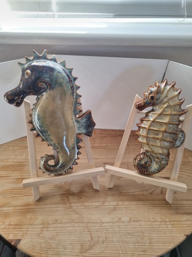 Pair vintage ceramic - vintage,