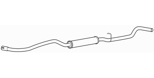 Quality centre exhaust middle - exhaust,