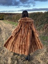 Antique Genuine Mink Fur Full