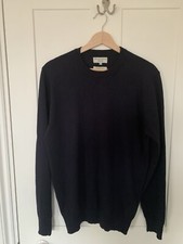 Christiano Baldinucci Men’s Crew Neck Navy Blue Jumper. Medium