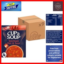 Cup a Soup Szechuan Hot & Sour Instant Soup - 36 Sachets, Vegetarian Delight