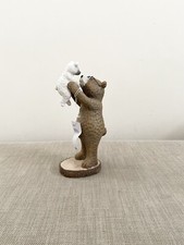 Next Brown Bertie and Baby Bear Ornament/home Office Nursery Gift Sculpture New