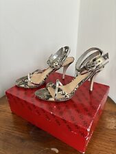 Guess Strap Ladies Heeld Shoe Size 7 - Used with Box