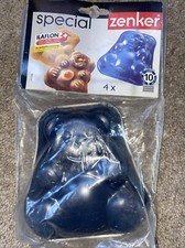 Zenker Teddy Bear Cake Moulds x 4
