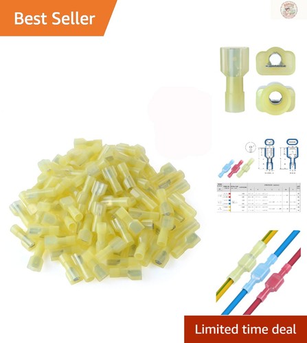 100 pcs yellow male spade - 100,