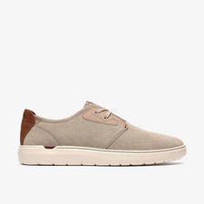 Clarks Mens Flexwell Tie Grey