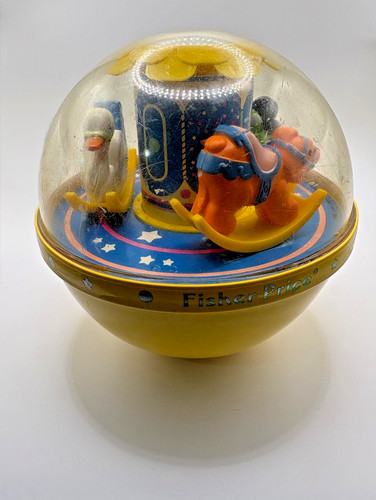 Fisher price vintage yellow - fisher,